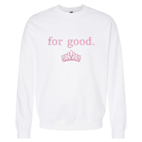 For Good Embroidered Sweatshirt, Good Wicked Inspired Sweatshirt, Aesthetic Changed For Good Sweatshirt, Wizard Of Oz Sweater Noahs Ark Box