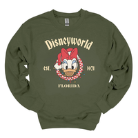 Retro Disney Matching Characters Christmas Trip T_Shirt_ Vintage Mickey Minnie, Donald_ Goofy_ Pluto Holiday Tee Comfort  Noahs Ark Box Family Tee Colors