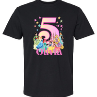 Disney Princess Birthday Family Shirts 