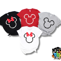 Custom Disney Mickey and Minnie Family Shirts
