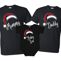 Christmas Santa Hat Shirts | Disney Christmas | Santa Matching Pajama Shirts 