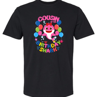 Baby Shark Birthday Girl for Birthday Shirts - Personalized Party Theme for Kids 