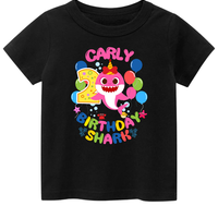 Baby Shark Birthday Girl for Birthday Shirts - Personalized Party Theme for Kids 