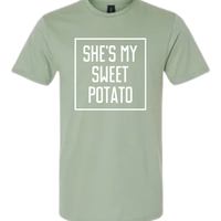 She's My Sweet Potato, I Yam Tee Shirt 