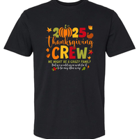 Thanksgiving Crew Family Matching Shirts 2025