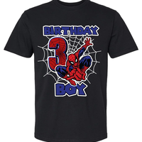 Spiderman Family Birthday Shirts