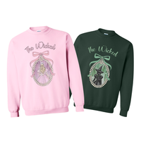 Coquette Bow Wicked Movie Inspired Pink & Green Couple Shirt, Changed For Good Shirt