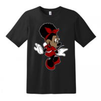 Custom Afro Mickey and Minnie Family Disney Shirts