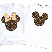 Custom Disney Monogram, Mickey Minnie Mouse and Friends T-Shirt