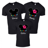 Custom Disney Aulani Hawaii Family Mickey Mouse and Minnie Mouse T-Shirt