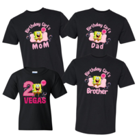Spongebob Family Matching Birthday Shirt