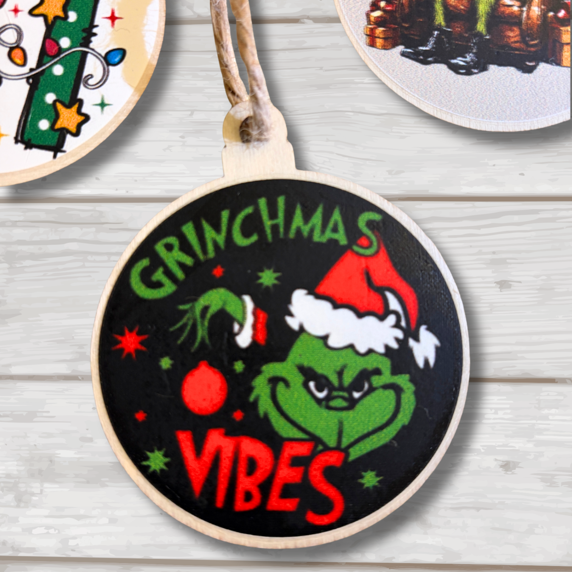 Noahs ark box  noah ark box Custom Design Christmas Ornament_ Personalized Ceramic Ornament_Personalized Text_ Your Design Here_ Custom Ornament Text Color Keepsake