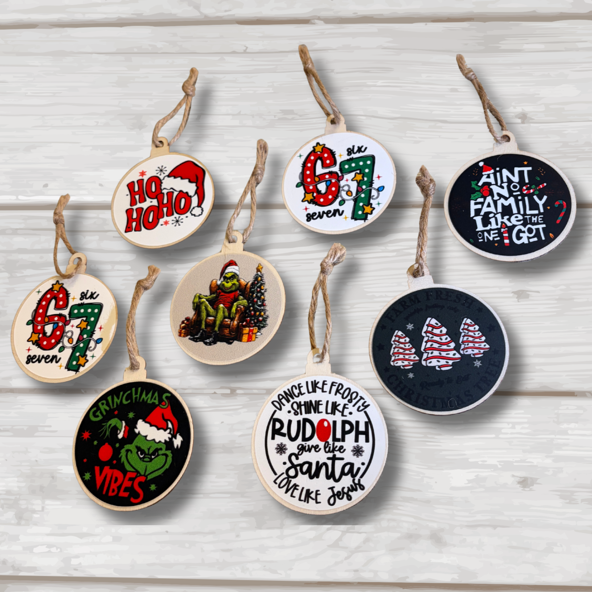 Noahs ark box  noah ark box Custom Design Christmas Ornament_ Personalized Ceramic Ornament_Personalized Text_ Your Design Here_ Custom Ornament Text Color Keepsake