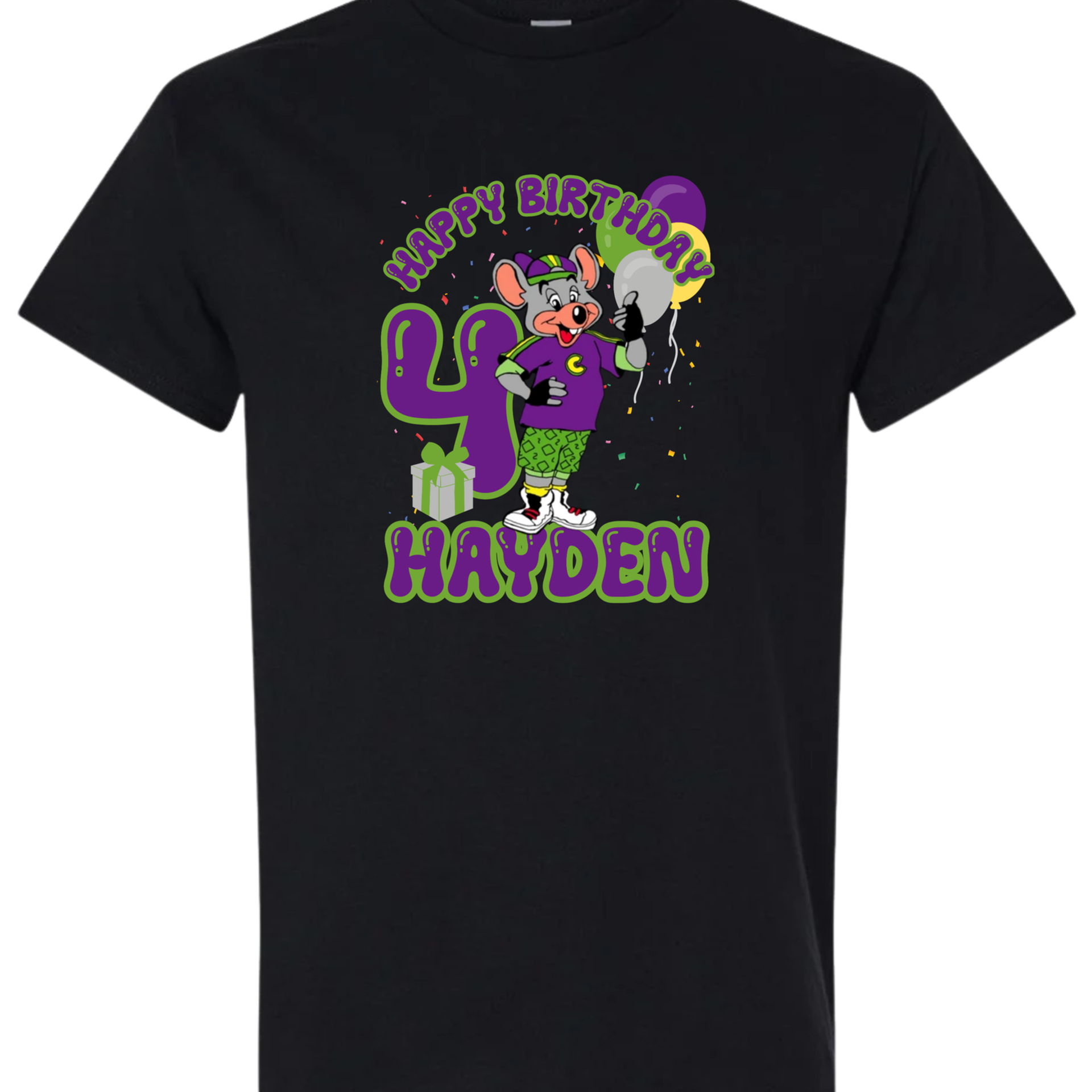 Personalization Chuck E Cheese Birthday Boys Shirt | Chuck E Cheese Birthday Shirt | Chuck E Cheese Theme Party Shirt | Birthday Boys Shirt