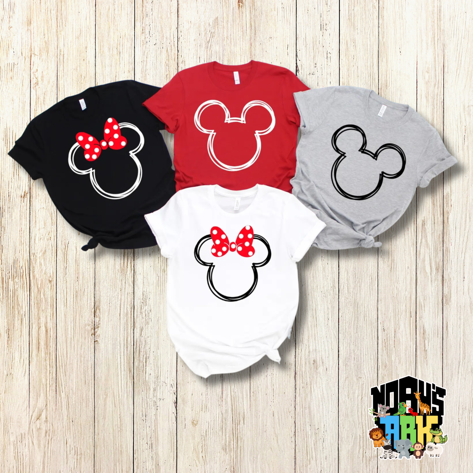 Custom Disney Mickey and Minnie Family Shirts