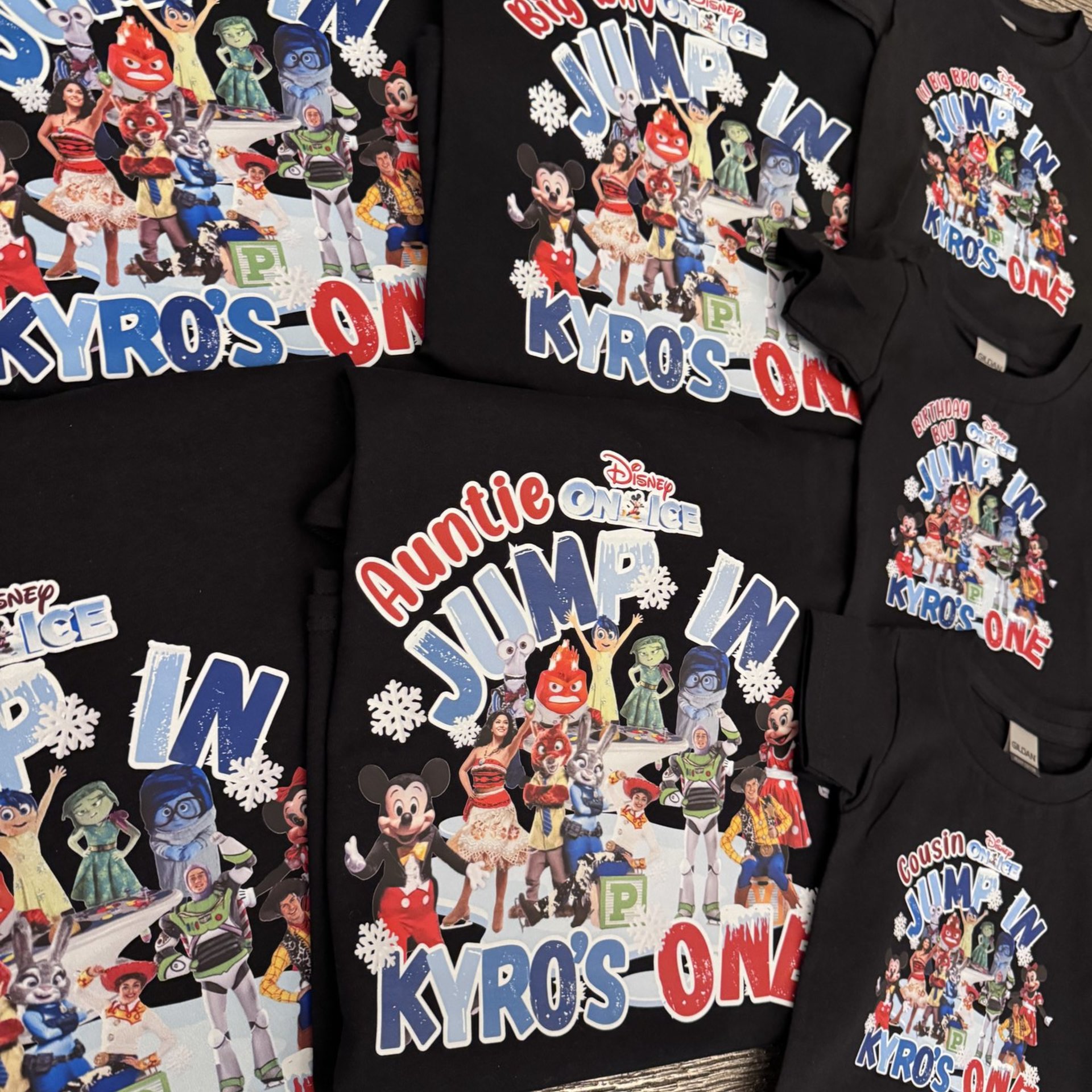 Personalized Disney on Ice Birthday Boy Shirt Custom Party Tee