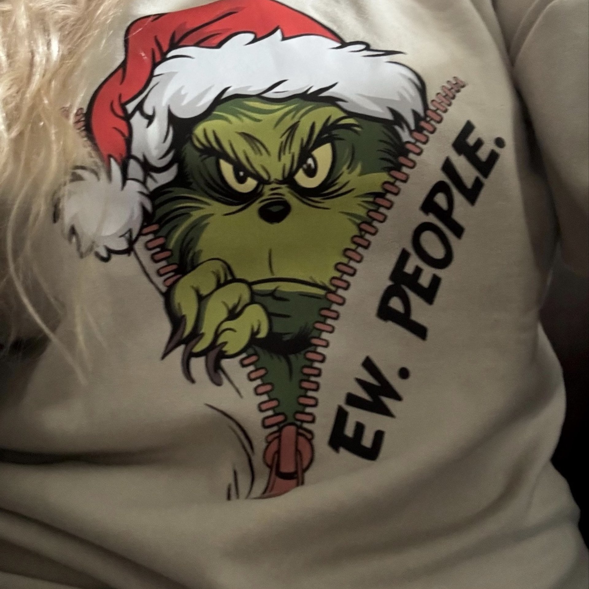 Ew People Grinch Sweatshirt - Noahs Ark Box