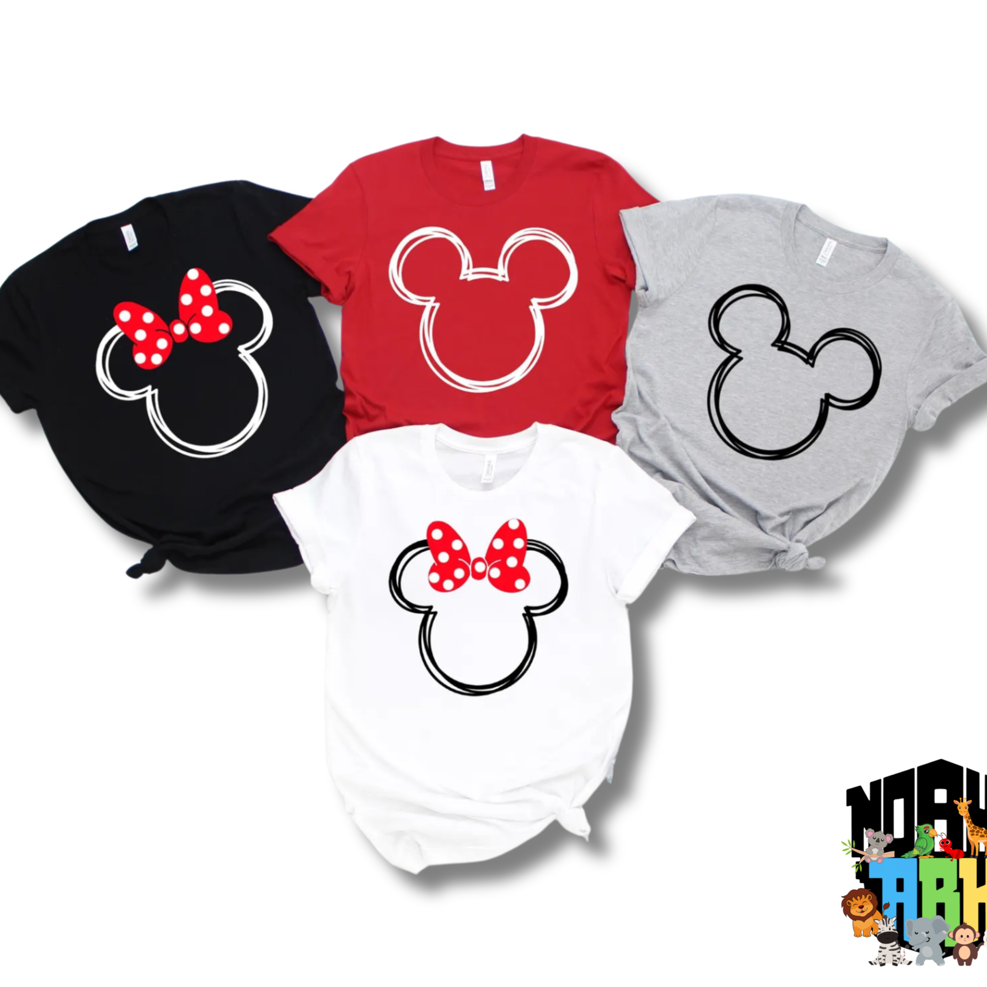 Custom Disney Mickey and Minnie Family Shirts