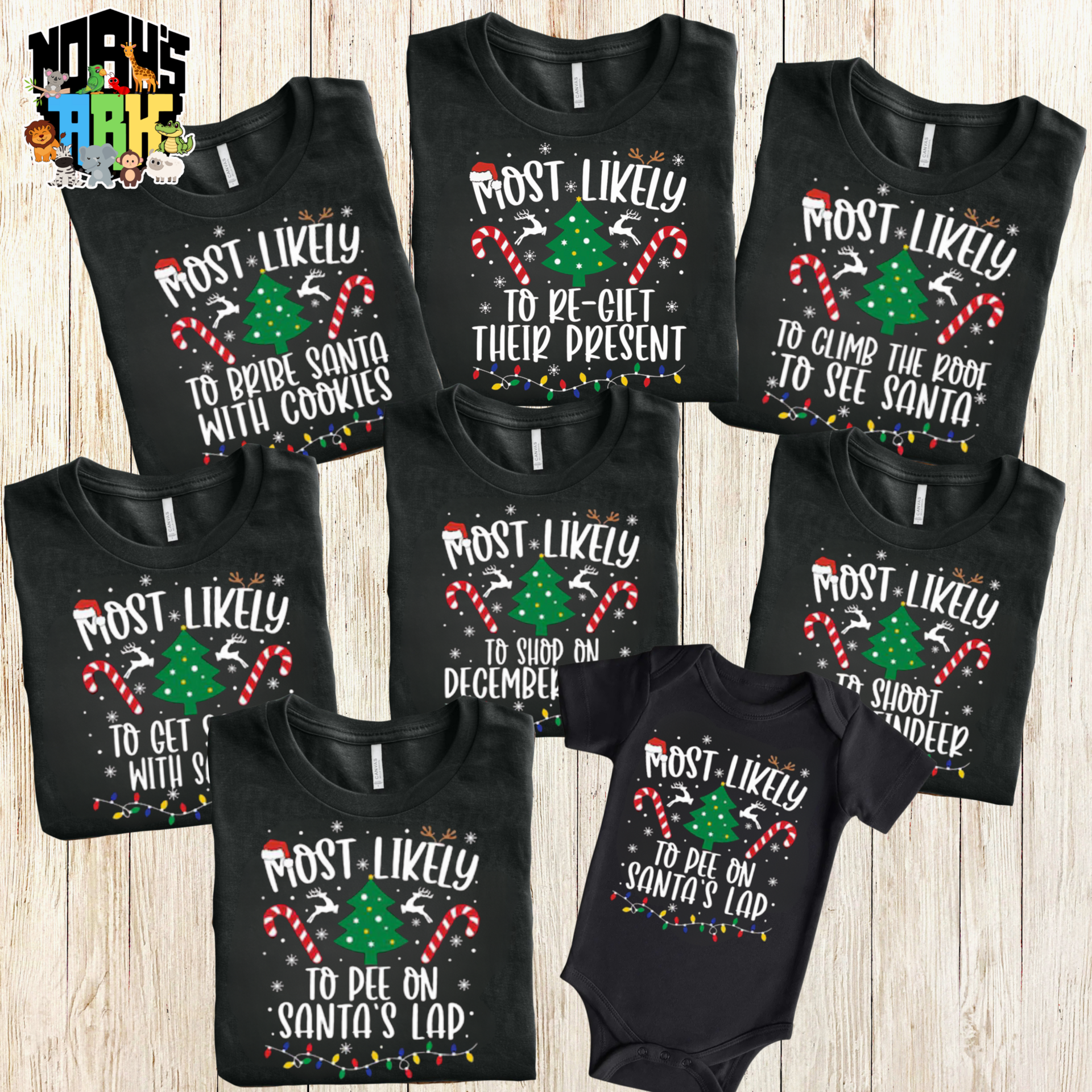 Most Likely To Svg_Christmas Bundle_ Funny Christmas Svg_Most Likely To Christmas Svg_Family Christmas Shirt SVG_PNG_Cricut_Sublimation_NOAHS_ARK_BOX