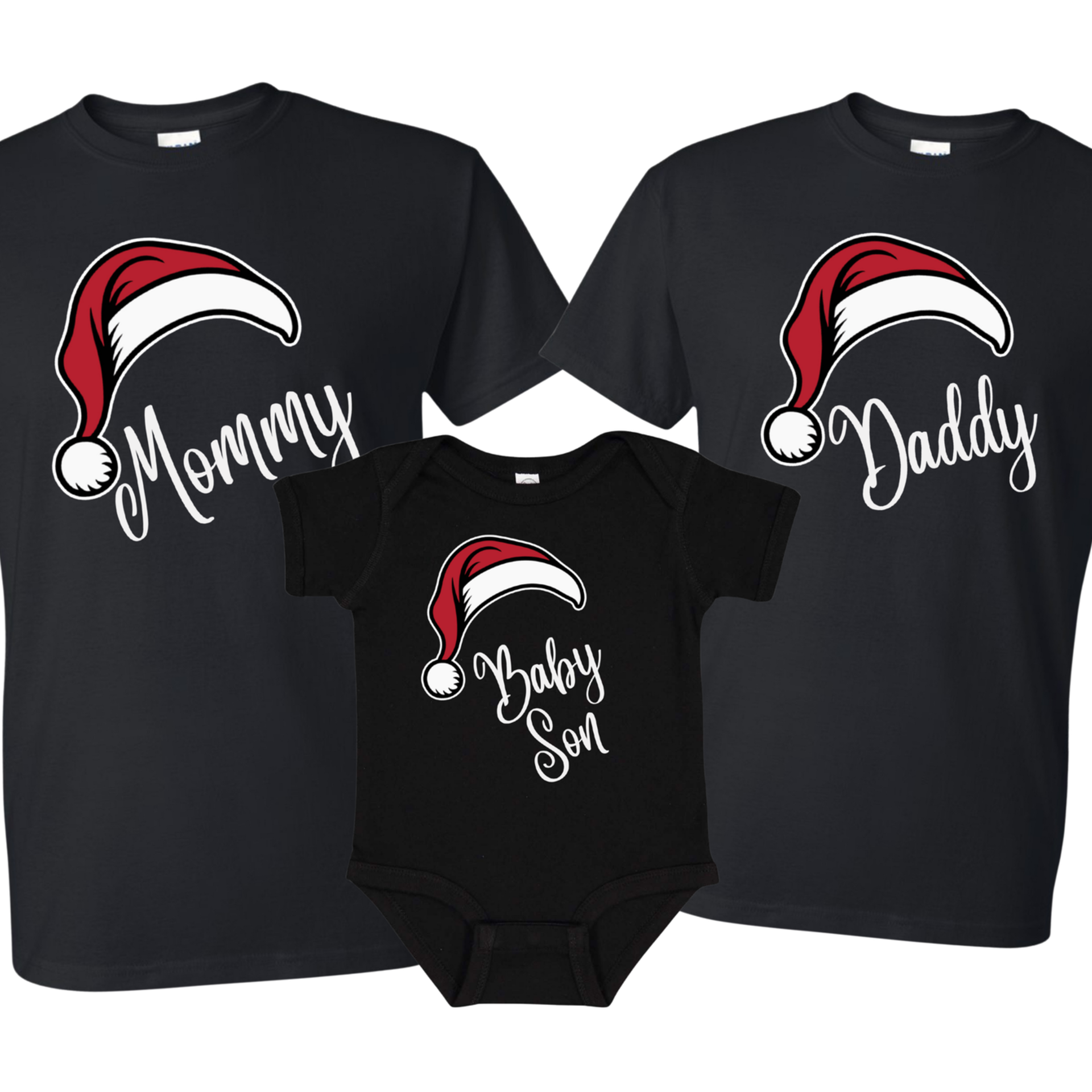 Christmas Santa Hat Shirts | Disney Christmas | Santa Matching Pajama Shirts 