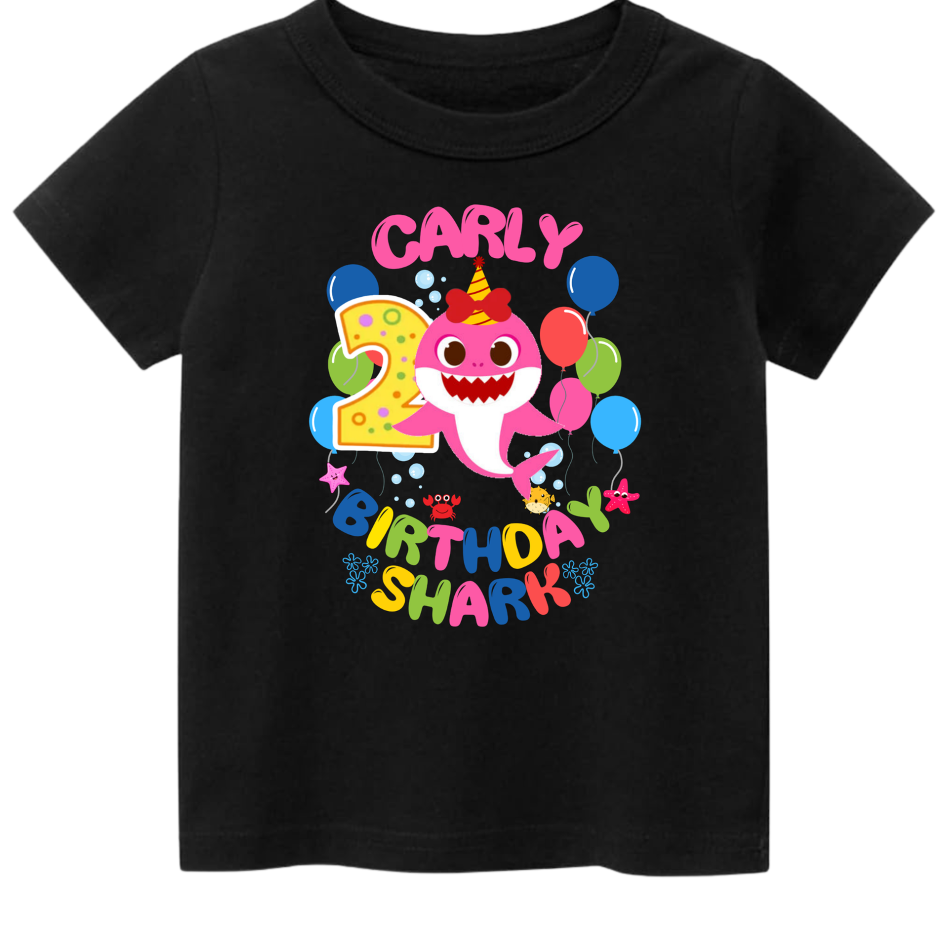 Baby Shark Birthday Girl for Birthday Shirts - Personalized Party Theme for Kids 