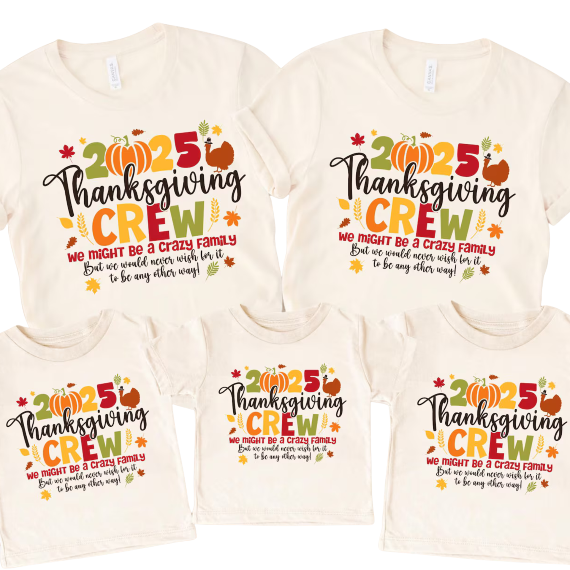 Thanksgiving Family Matching Shirts 2025