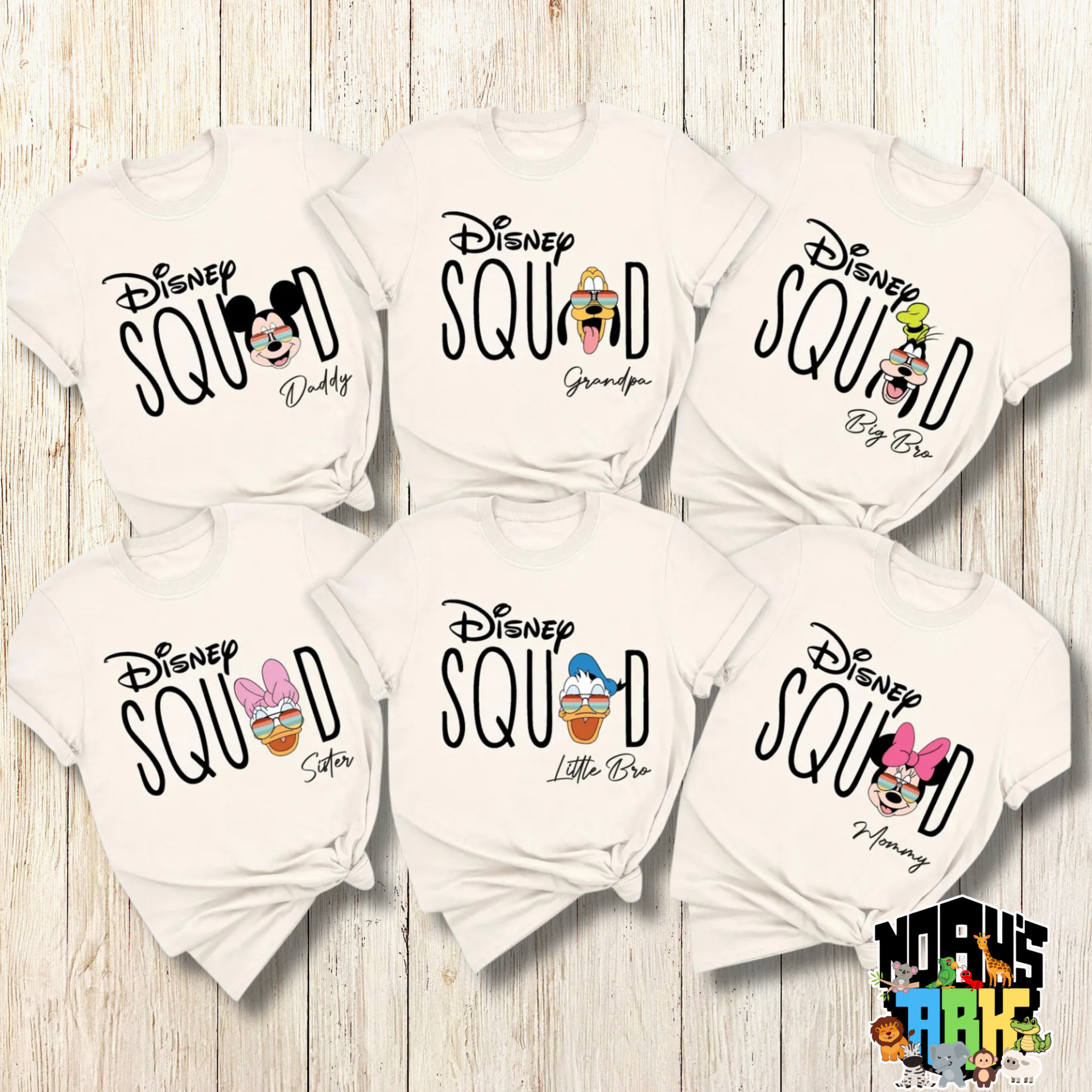 Custom Disney Squad Mickey and Friends T-Shirt