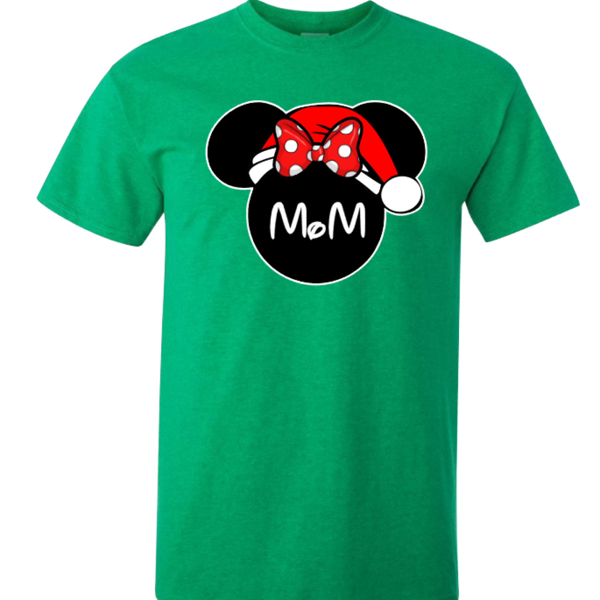 Disney Christmas Family Mickey and Minnie Santa Custom T-Shirts