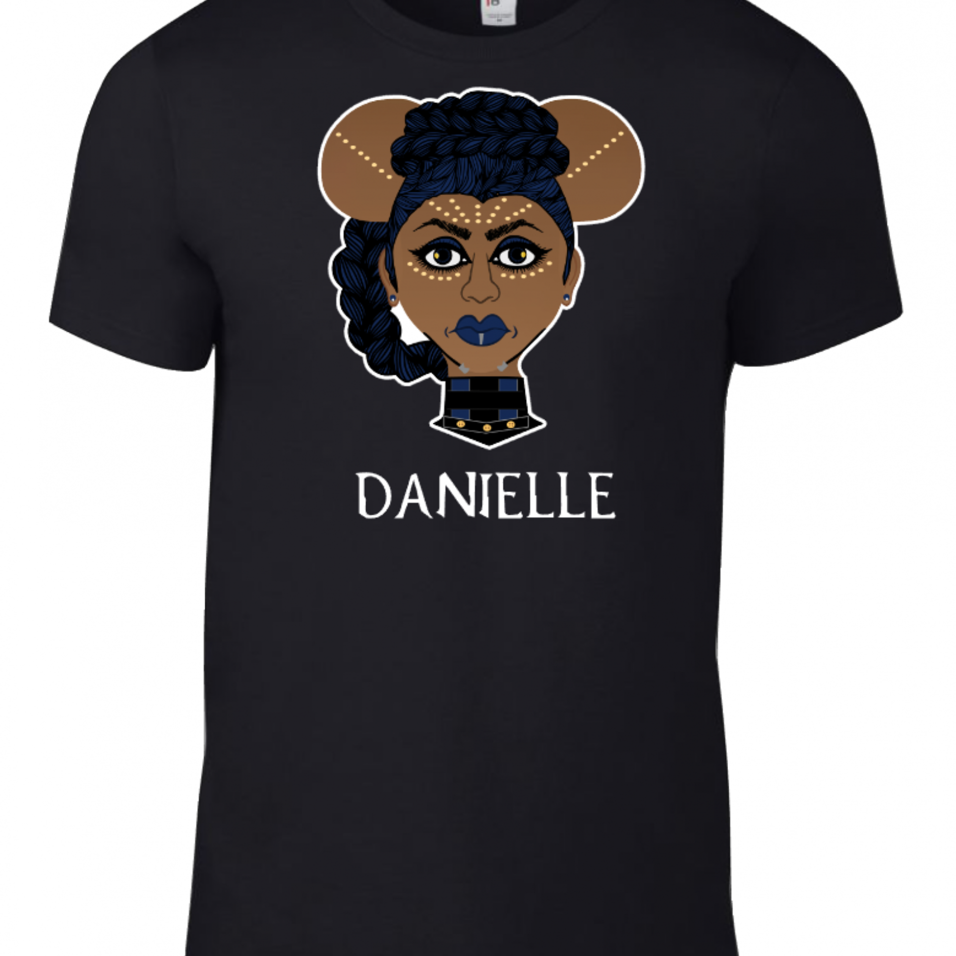 Custom Disney Black Panther Super Hero Mickey Mouse and Minnie Mouse T-Shirt