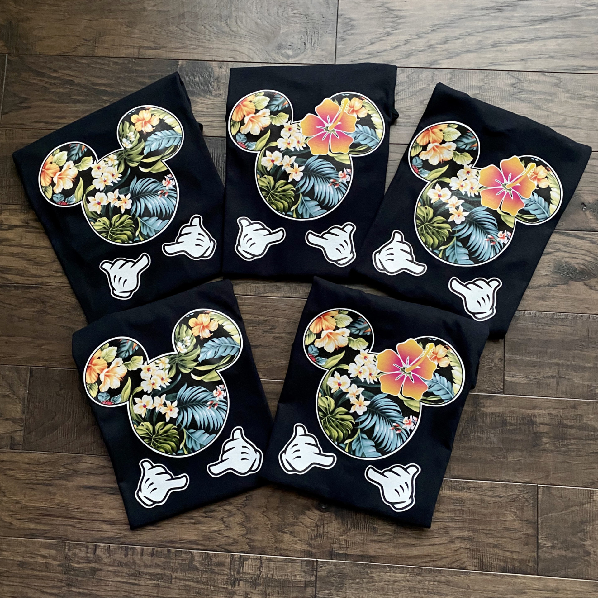 Custom Disney Hawaii Shaka Hands Aulani Family and Friends T-Shirt