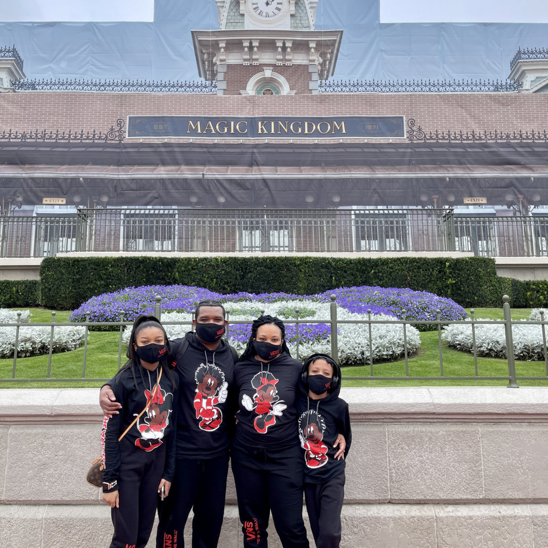 Custom Afro Mickey and Minnie Family Disney Shirts