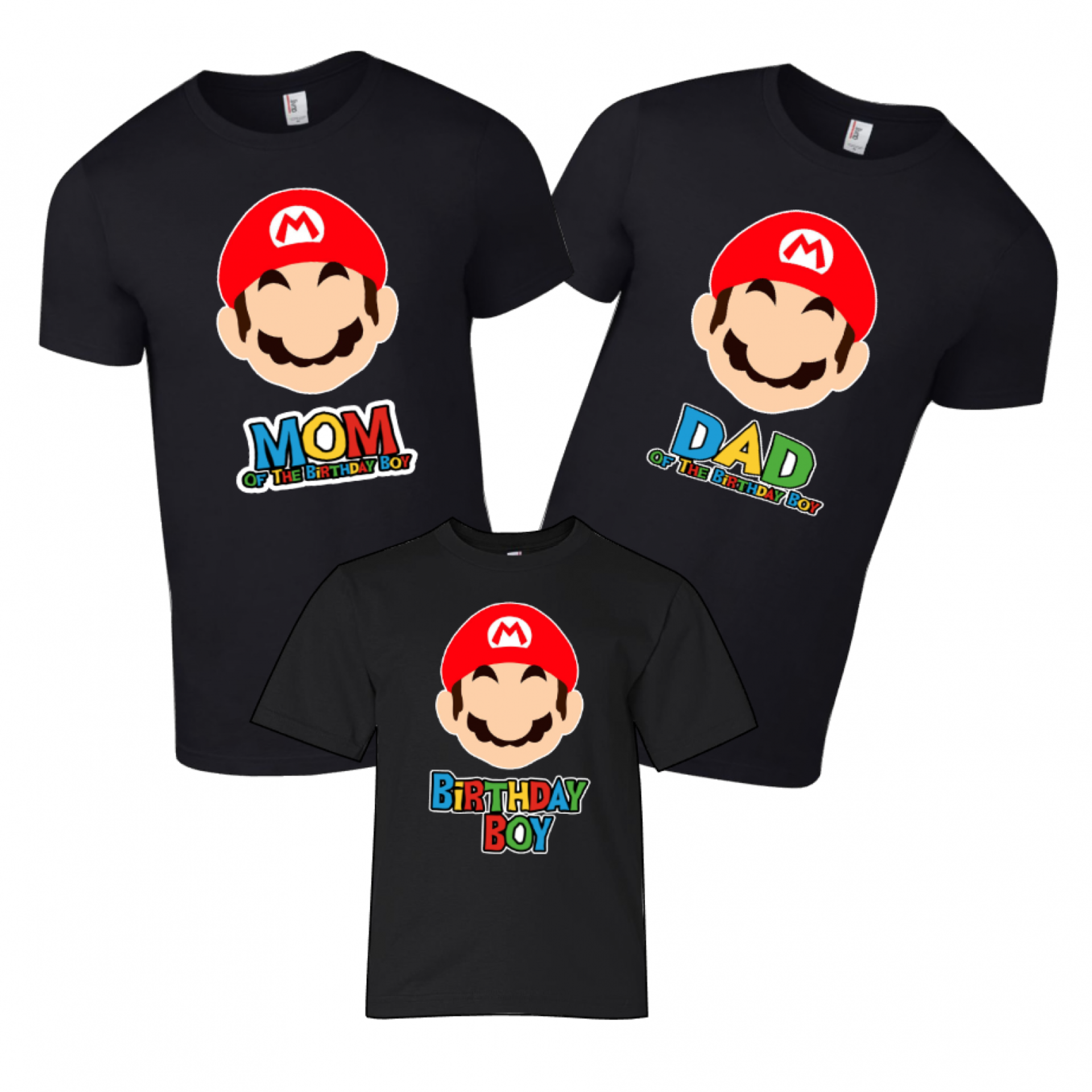 Super Mario Birthday T-shirts