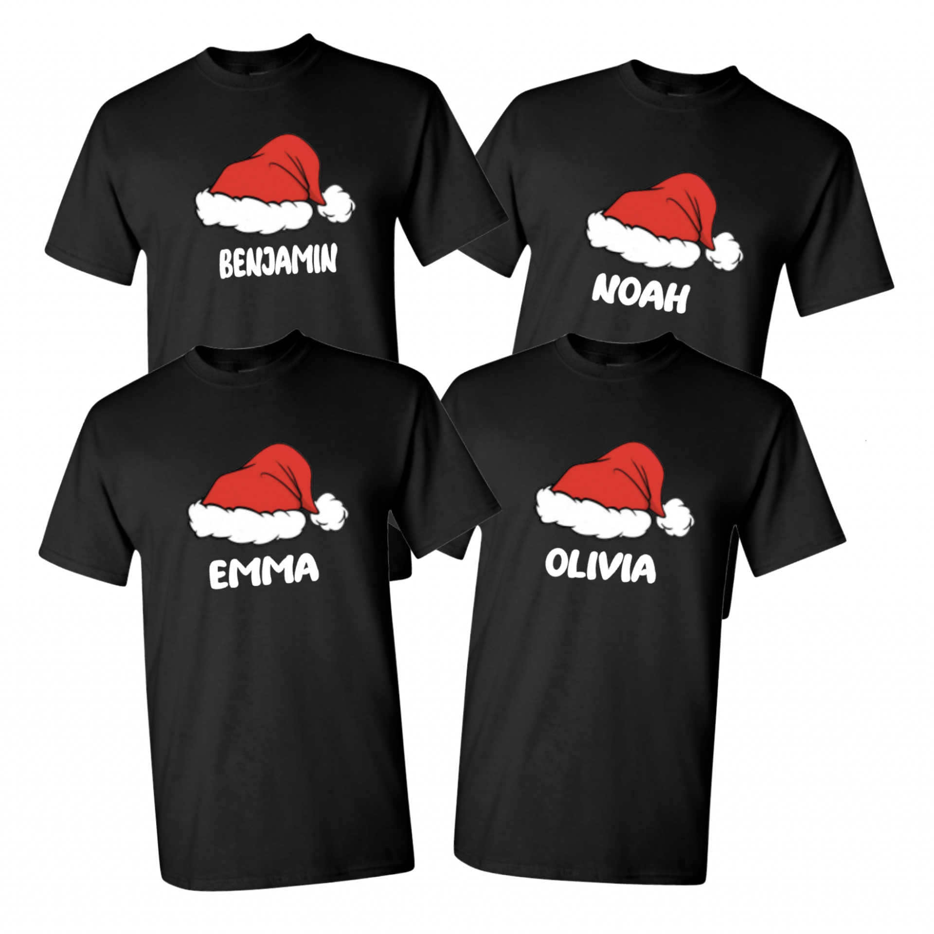 Christmas Santa Hat Shirts | Disney Christmas | Disney Shirt | Disney Shirts | Disney World | Disneyland | Christmas Shirts