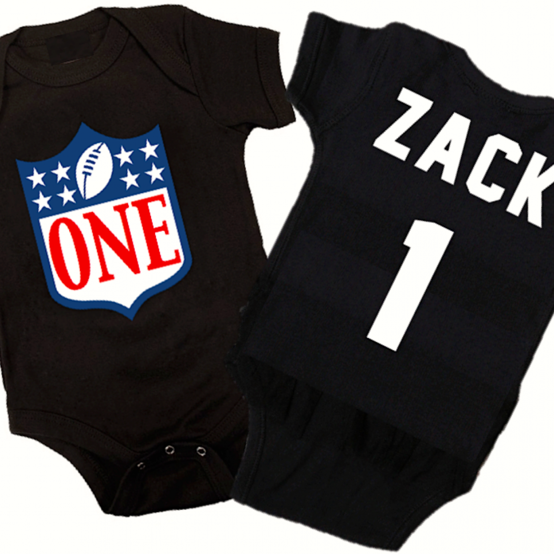 Family Birthday Football Body Suit "ONE"