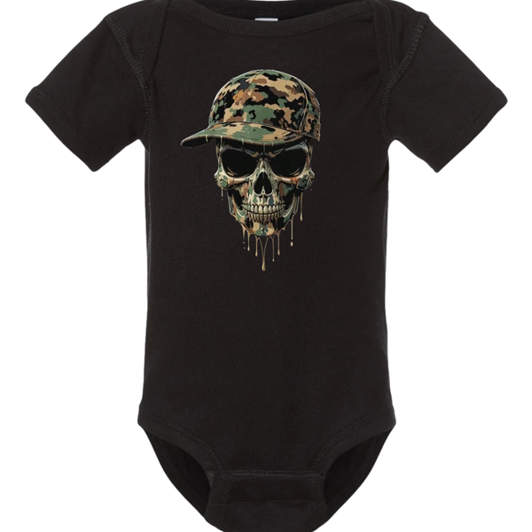 Baby Camoflauge Skeleton Halloween Costume, Halloween Wear