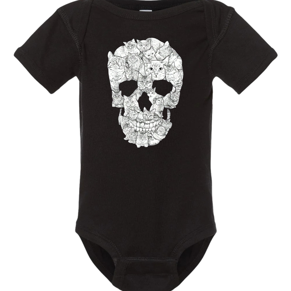 Baby Cat Skull Halloween Costume, Halloween Wear