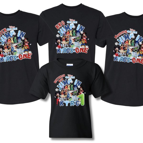 Personalized Disney on Ice Birthday Boy Shirt Custom Party Tee