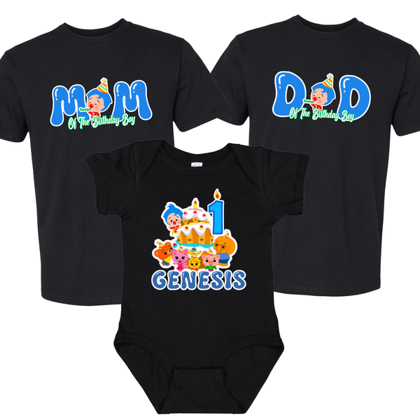 Custom Personalized Plim Plim Shirt family T-shirt custom birthday T-shirt  Birthday Boy Custom Tee Birthday Party Shirt