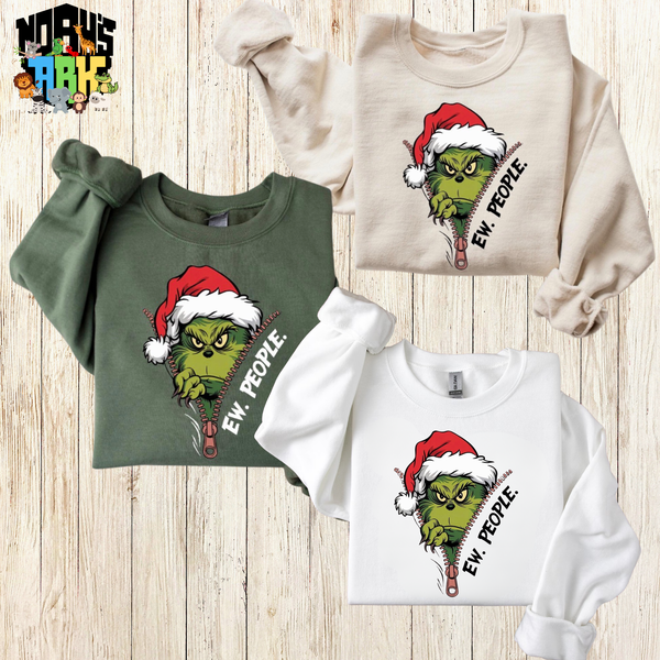 Ew People Grinch Sweatshirt - Noahs Ark Box