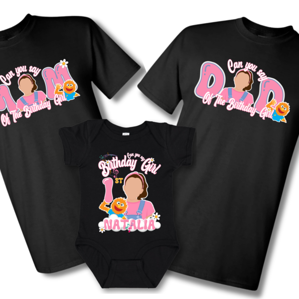 Ms. Rachel Birthday Shirt, First Birthday shirt, Family Matching Shirts, Personalized Birthday Shirts, Custom Birthday shirts, 1st Birthday